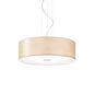 Preview: Ideal Lux WOODY Pendelleuchte E27 5-fach ⌀600mm dimmbar Holz 087719