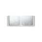 Preview: Ideal Lux CLIP G9 Wandleuchte 2x dimmbar Silber warmweiss 091136