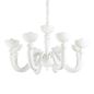 Preview: Ideal Lux BON BON Pendelleuchte E14 8-fach ⌀955mm dimmbar Weiss 094007