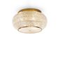 Preview: Ideal Lux PASHA' Deckenleuchte E14 6-fach ⌀400mm dimmbar Gold 100807