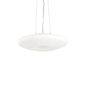 Preview: Ideal Lux GLORY Pendelleuchte E27 3-fach ⌀400mm dimmbar Weiss 101125