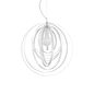 Preview: Ideal Lux DISCO Pendelleuchte E27 ⌀460mm dimmbar Weiss 103723