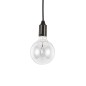 Preview: Ideal Lux EDISON E27 Pendelleuchte 8W ⌀125mm dimmbar Schwarz warmweiss 113319