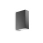 Preview: Ideal Lux TETRIS-2 Wandleuchte G9 2-fach dimmbar Anthrazit IP44 113791