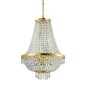 Preview: Ideal Lux CAESAR G9 Pendelleuchte 12x ⌀550mm dimmbar Gold warmweiss 114743