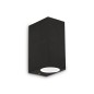 Preview: Ideal Lux UP Wandleuchte G9 2-fach dimmbar Schwarz IP44 115344