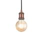 Preview: Ideal Lux FRIDA Pendelleuchte E27 ⌀90mm dimmbar Kupfer 122106