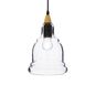 Preview: Ideal Lux GRETEL Pendelleuchte E27 ⌀200mm dimmbar Schwarz 122564