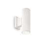 Preview: Ideal Lux BASE Wandleuchte GU10 2-fach dimmbar Weiss IP44 129457