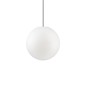 Preview: Ideal Lux SOLE Pendelleuchte E27 ⌀300mm dimmbar Weiss IP44 135991