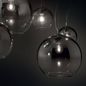 Preview: Ideal Lux NEMO Pendelleuchte E27 5-fach dimmbar Chromrauchglas 138305