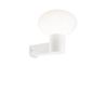 Preview: Ideal Lux CLIO Wandleuchte E27 dimmbar Weiss IP44 146775