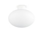 Preview: Ideal Lux CLIO Deckenleuchte E27 ⌀90mm dimmbar Weiss IP44 148847