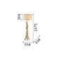 Preview: Ideal Lux DRIFTWOOD Stehleuchte E27 ⌀550mm Holz 148939