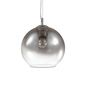 Preview: Ideal Lux NEMO Pendelleuchte E27 ⌀200mm dimmbar Chromrauchglas 149585