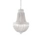 Preview: Ideal Lux MONET Pendelleuchte E14 6-fach ⌀500mm dimmbar Weiss 162751