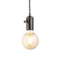 Preview: Ideal Lux DOC Pendelleuchte E27 ⌀90mm Bleifarben 163161