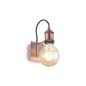 Preview: Ideal Lux FRIDA Wandleuchte E27 dimmbar Kupfer 163338