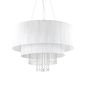 Preview: Ideal Lux OPERA Pendelleuchte E27 10-fach ⌀900mm dimmbar Weiss 165011