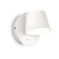 Preview: Ideal Lux GIM LED Wandleuchte 6W Weiss warmweiss 167152