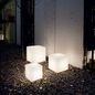 Preview: Ideal Lux LUNA Stehleuchte E27 dimmbar Weiss IP44 191577