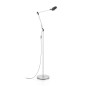 Preview: Ideal Lux FUTURA LED Stehleuchte 12,5W dimmbar Aluminium neutralweiss 204956