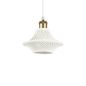 Preview: Ideal Lux LUGANO Pendelleuchte E27 ⌀210mm dimmbar Weiss 206806