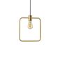 Preview: Ideal Lux ABC Pendelleuchte E27 dimmbar Messing 207858