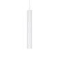 Preview: Ideal Lux TUBE LED Pendelleuchte 11W ⌀60mm dimmbar Weiss warmweiss 211701