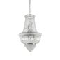 Preview: Ideal Lux DUBAI Pendelleuchte E14 10-fach ⌀520mm dimmbar Chrom 215969