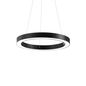 Preview: Ideal Lux ORACLE LED Pendelleuchte 28W ⌀500mm Schwarz warmweiss 222097