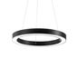 Preview: Ideal Lux ORACLE LED Pendelleuchte 33W ⌀600mm Schwarz warmweiss 222103