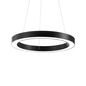 Preview: Ideal Lux ORACLE LED Pendelleuchte 35W ⌀700mm Schwarz warmweiss 222110