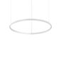 Preview: Ideal Lux ORACLE SLIM LED Pendelleuchte 38W ⌀700mm Weiss warmweiss 229485