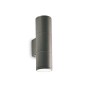 Preview: Ideal Lux GUN Wandleuchte GU10 2-fach dimmbar Anthrazit IP44 236841