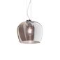 Preview: Ideal Lux BLOSSOM Pendelleuchte E27 ⌀320mm dimmbar Rauchglas 241517