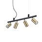 Preview: Ideal Lux DYNAMITE GU10 Pendelleuchte 4x dimmbar Messing warmweiss 244624