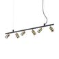 Preview: Ideal Lux DYNAMITE GU10 Pendelleuchte 6x dimmbar Messing warmweiss 244648