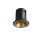 Preview: Ideal Lux VIRUS LED Einbauleuchte 3W ⌀40mm Schwarzgoldgold warmweiss 244853