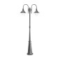 Preview: Ideal Lux CIMA Stehleuchte E27 2-fach dimmbar Anthrazit IP43 246833