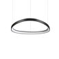 Preview: Ideal Lux GEMINI LED Pendelleuchte 48W Schwarz warmweiss 247267