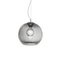 Preview: Ideal Lux NEMO Pendelleuchte E27 ⌀200mm dimmbar Rauchglas 250311