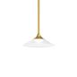 Preview: Ideal Lux TRISTAN LED Pendelleuchte 5W ⌀180mm Gold warmweiss 256443