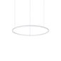 Preview: Ideal Lux HULAHOOP LED Pendelleuchte 31W ⌀610mm Weiss warmweiss 258775