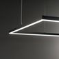 Preview: Ideal Lux ORACLE SLIM LED Pendelleuchte 33W Schwarz warmweiss 259161