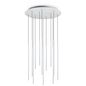 Preview: Ideal Lux FILO LED Pendelleuchte 12x 12x25W ⌀600mm Weiss warmweiss 263441