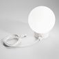 Preview: Ideal Lux SUN LED Tischleuchte 4W ⌀130mm Weiss IP44 warmweiss 278148