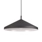 Preview: Ideal Lux YURTA Pendelleuchte E27 ⌀500mm dimmbar Schwarz 281582