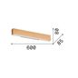 Preview: Ideal Lux CRAFT LED Wandleuchte 18W Holz warmweiss 284491