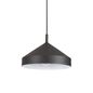 Preview: Ideal Lux YURTA Pendelleuchte E27 ⌀300mm dimmbar Schwarz 285139